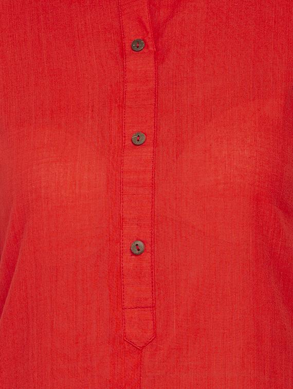 solid straight kurta - 16923472 - Zoom Image - 4