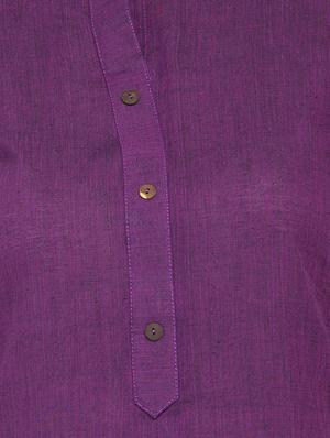 solid straight kurta - 16923473 - Standard Image - 4