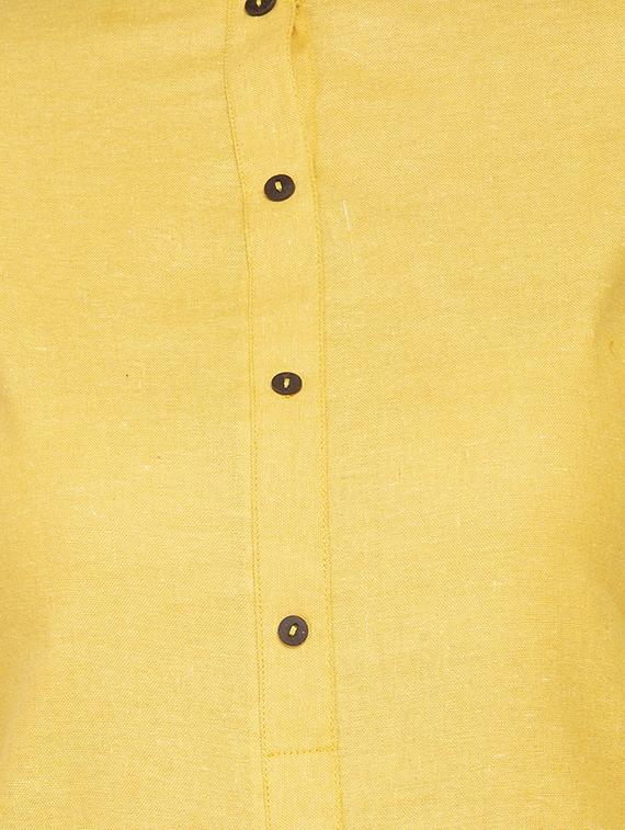 solid straight kurta - 16923477 - Zoom Image - 4