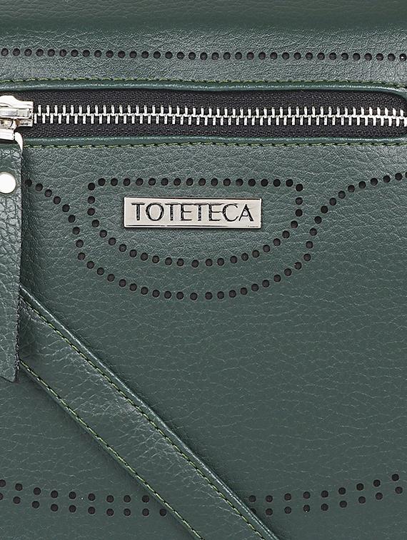 green leatherette (pu) regular sling bag - 16923916 - Zoom Image - 4