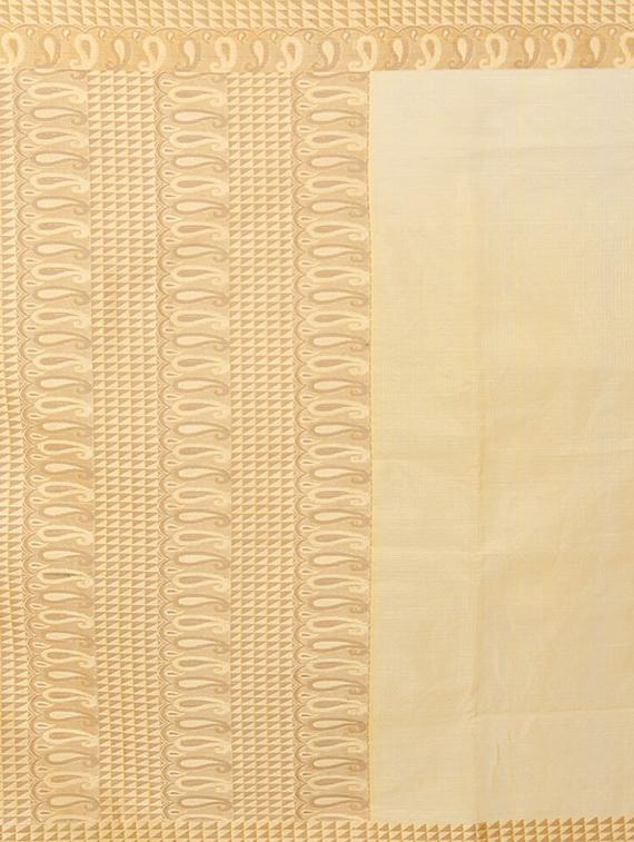 solid banarasi saree with blouse - 16924633 - Zoom Image - 4
