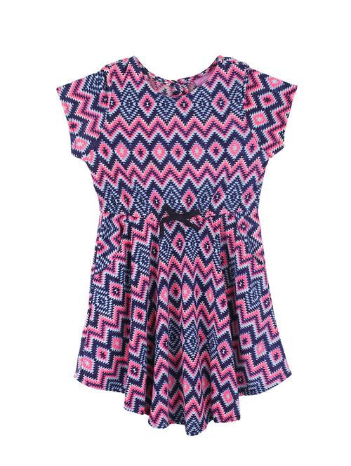 multi colored polyester frock - 16925098 - Standard Image - 1