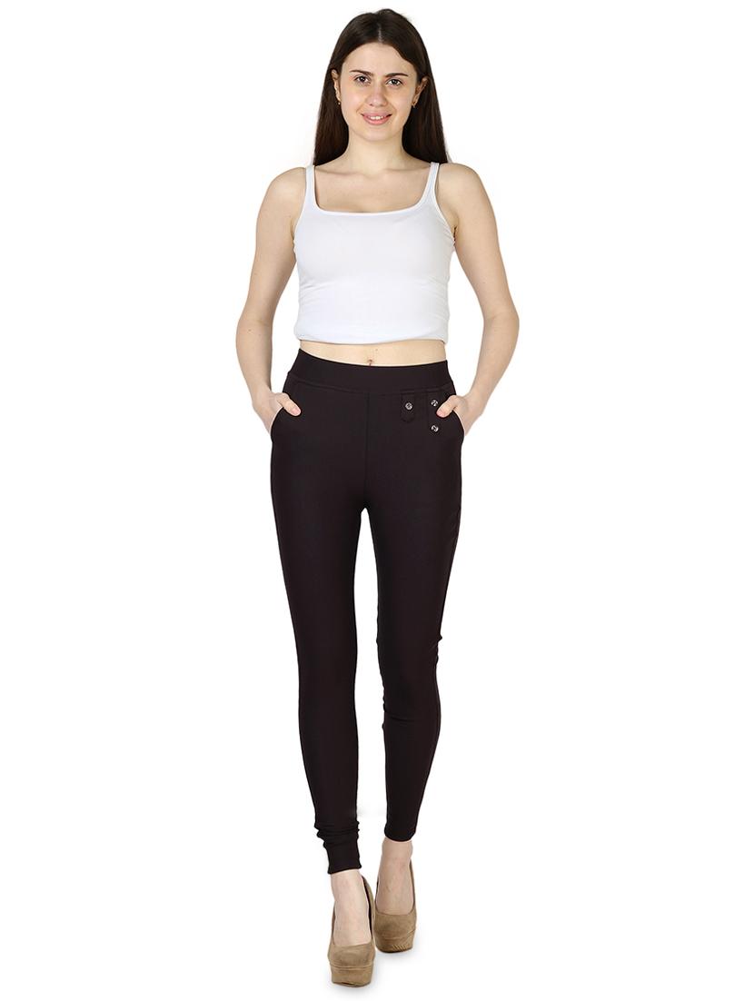 high rise solid jeggings - 16925826 - Zoom Image - 4
