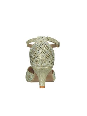 gold ankle strap sandals - 16925873 - Standard Image - 4