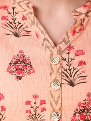 floral straight kurta - 16928212 - Standard Image - 4