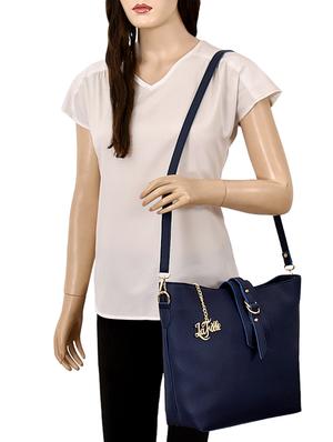 blue leatherette (pu) combo sling bag - 16929661 - Standard Image - 4