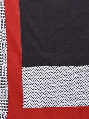 printed woven saree with blouse - 16935013 - Standard Image - 4