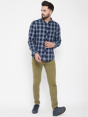 green plain denim jeans - 16941116 - Standard Image - 4