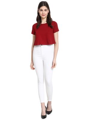 round neck crop tee - 16943880 - Standard Image - 4