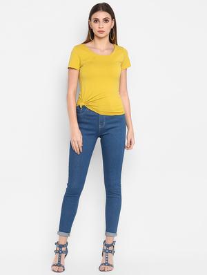 roll up hem mid rise jeans - 16945504 - Standard Image - 4