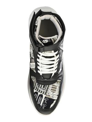 black lace up sneakers - 16945979 - Standard Image - 4