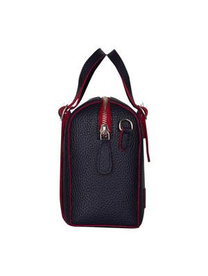blue leatherette (pu) messenger sling bag - 16946567 - Standard Image - 4
