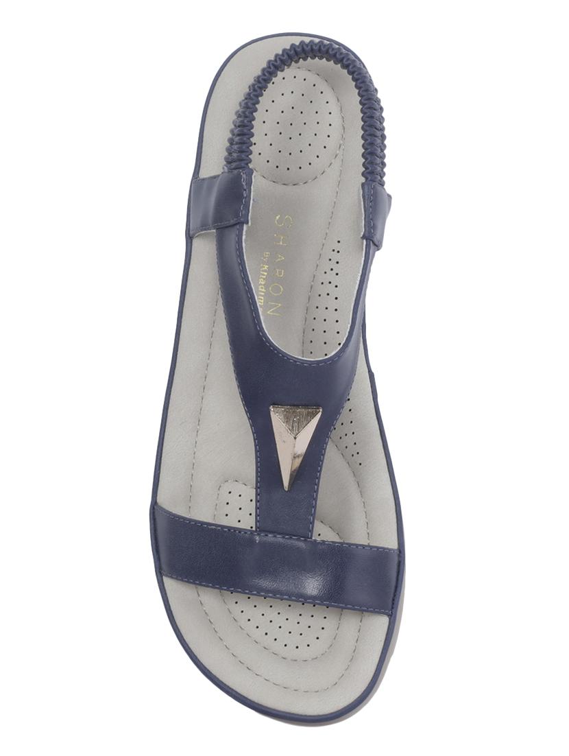 navy back strap wedges - 16947187 - Zoom Image - 4