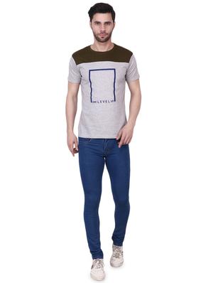 grey printed cut & sew t-shirt - 16949689 - Standard Image - 4