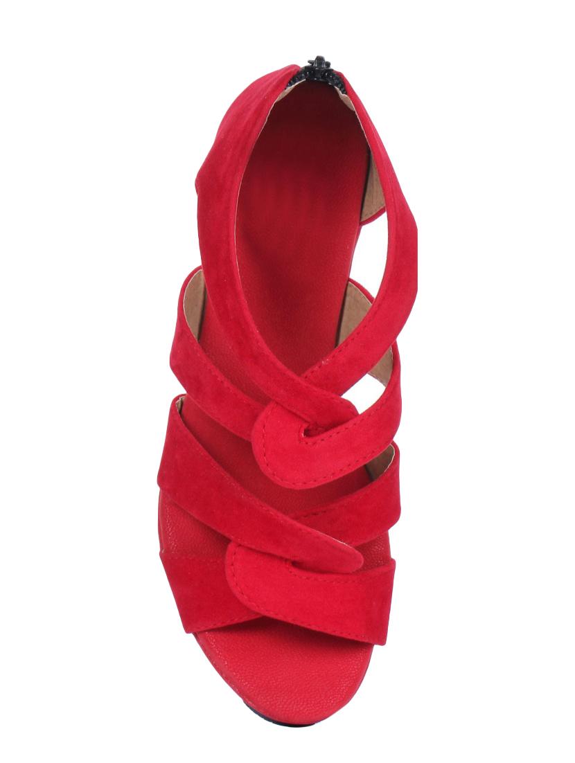 red closed back wedges - 16951737 - Zoom Image - 4