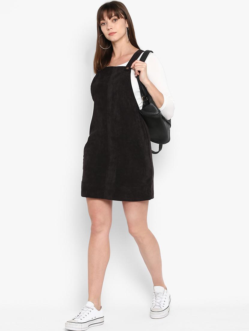 slit pockets pinafore dress - 16952698 - Zoom Image - 4