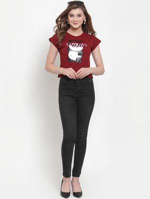 round neck quirky tee - 16955894 - Standard Image - 4