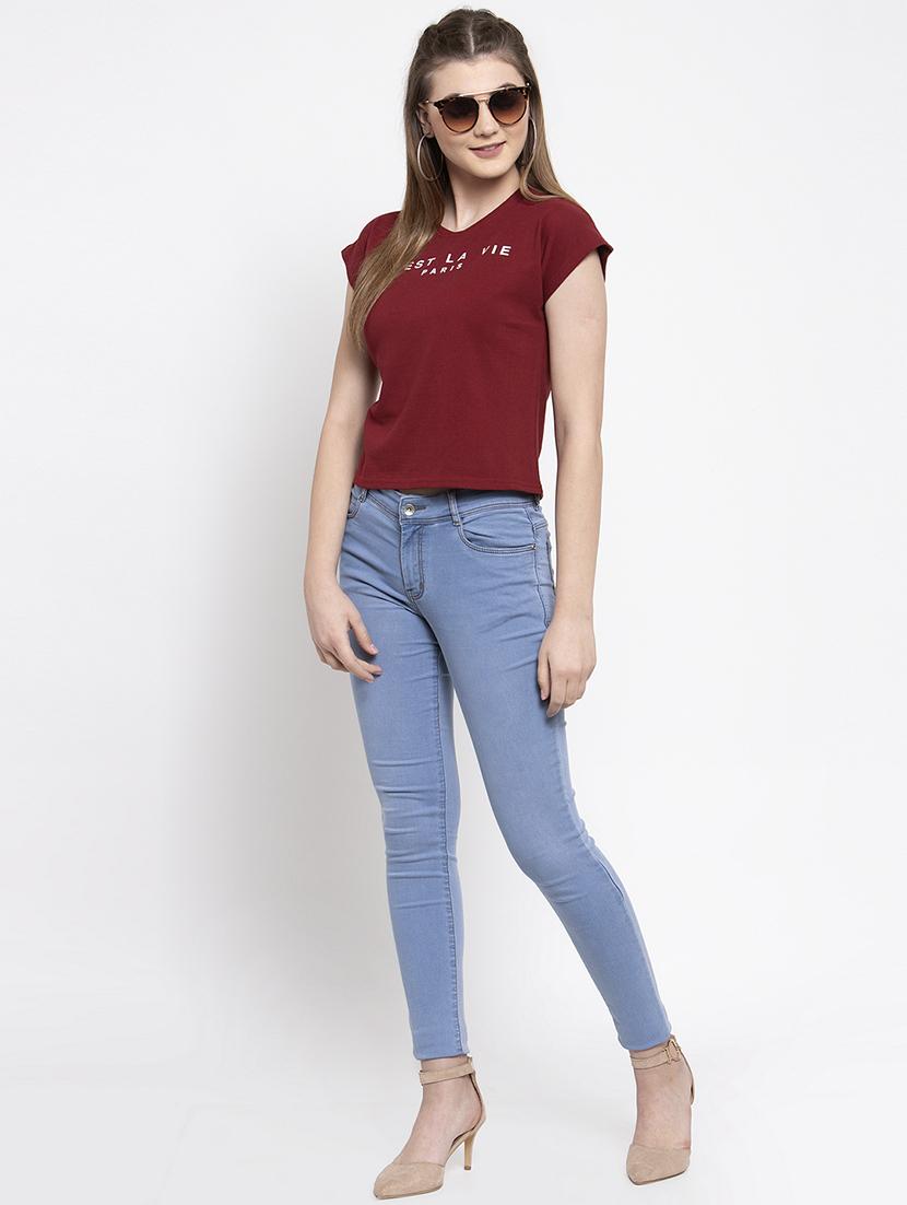 round neck crop tee - 16955900 - Zoom Image - 4