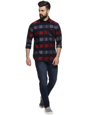 multi colored checkered casual shirt - 16958338 - Standard Image - 4