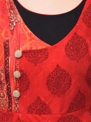 block print a-line kurta - 16972056 - Standard Image - 4