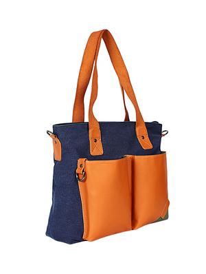 multi colored canvas regular handbag - 16972095 - Standard Image - 4