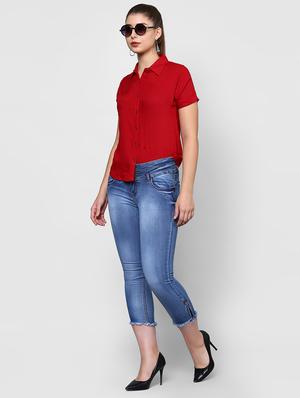 short sleeved solid shirt - 16975966 - Standard Image - 4