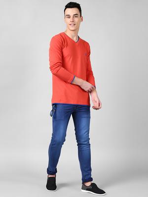 red solid t-shirt - 16976837 - Standard Image - 4