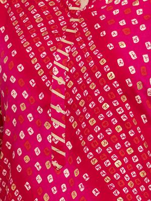 bandhani straight kurta - 16977205 - Standard Image - 4