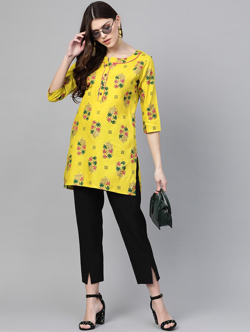 printed straight kurti - 16978281 - Zoom Image - 4