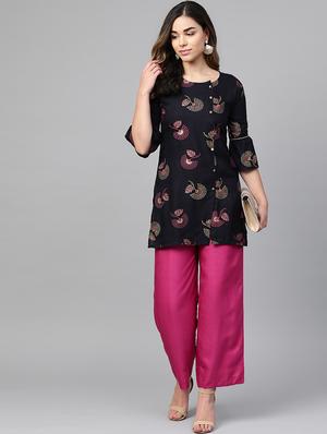 printed straight kurti - 16978283 - Standard Image - 4