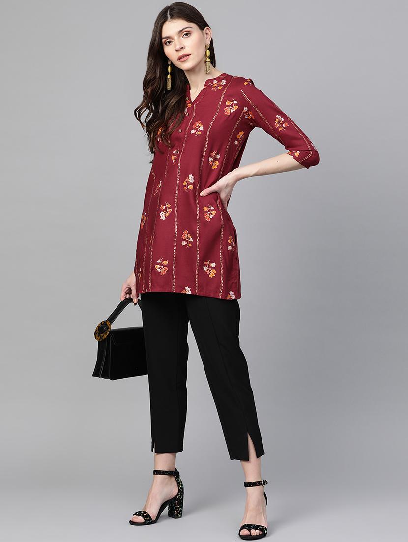 printed straight kurti - 16978284 - Zoom Image - 4