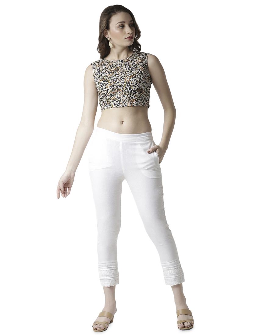 round neck floral top - 16979869 - Zoom Image - 4