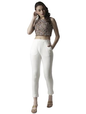 round neck floral top - 16979870 - Standard Image - 4