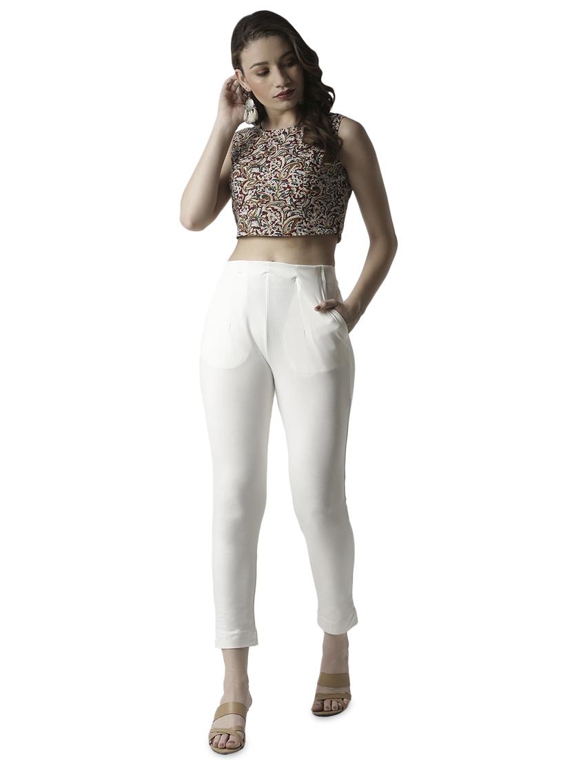 round neck floral top - 16979870 - Zoom Image - 4