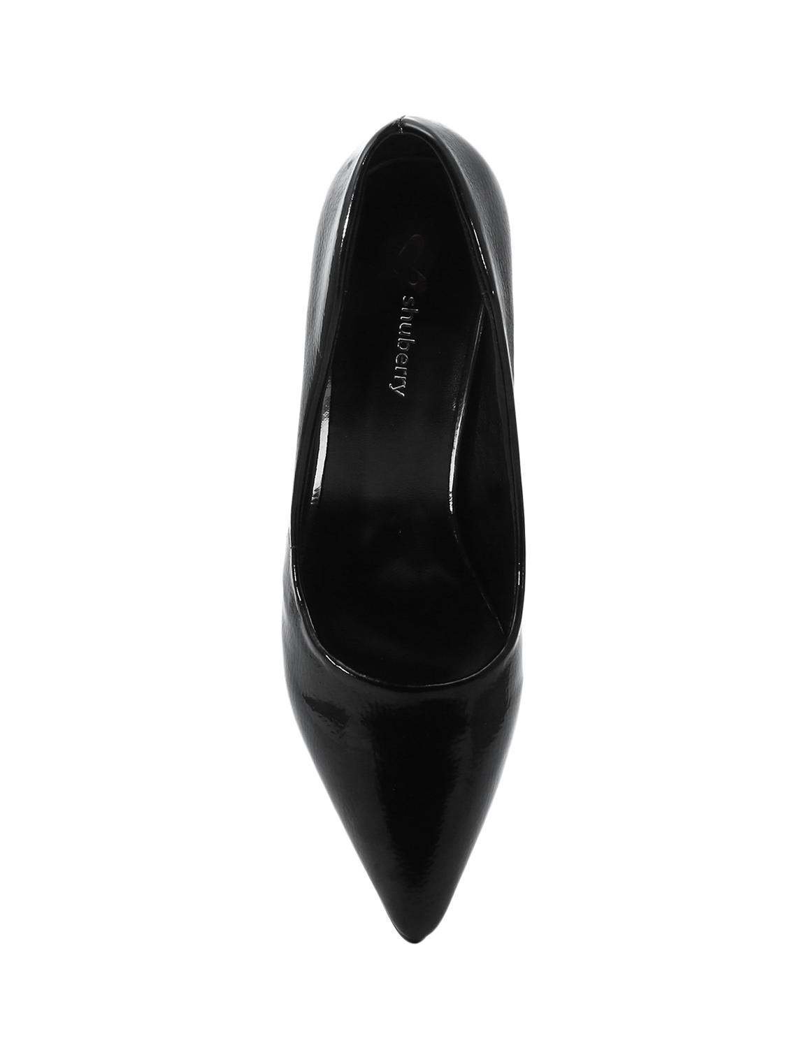 black patent slip on pumps - 16981006 - Zoom Image - 4