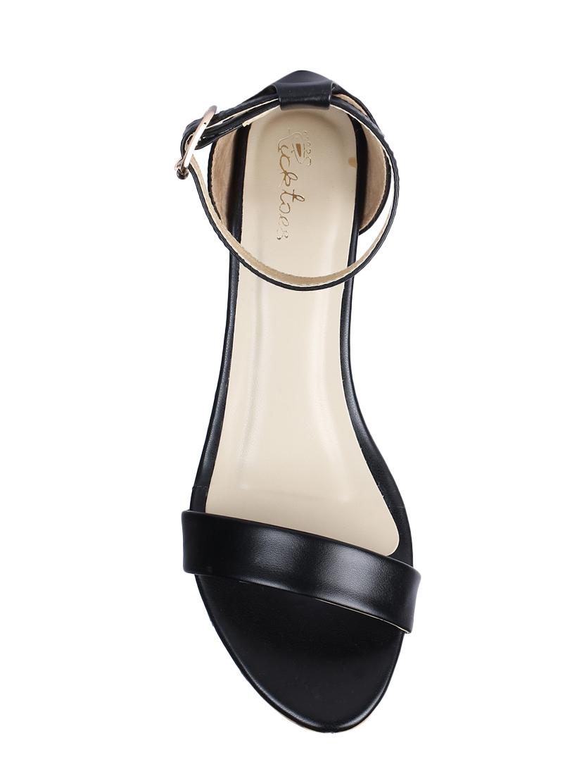 black ankle strap sandals - 16981357 - Zoom Image - 4