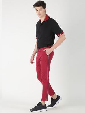red side taped chinos - 16983018 - Standard Image - 4
