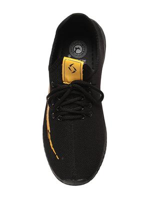 black lace up sport shoes - 16985548 - Standard Image - 4