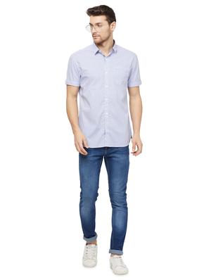 white printed casual shirt - 16987776 - Standard Image - 4