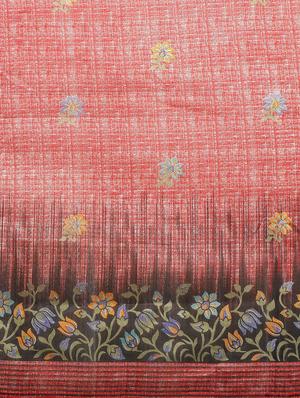 floral bhagalpuri saree with blouse - 16988410 - Standard Image - 4