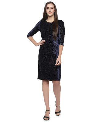 round neck embellished sheath dress - 16989796 - Standard Image - 4