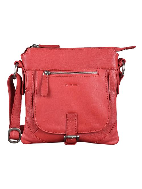 red leather messenger messengerbag - 16993389 - Standard Image - 1
