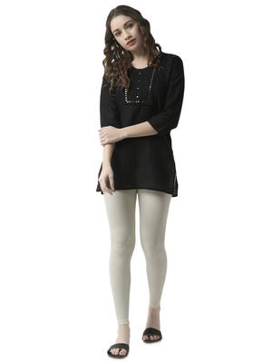 neutral cotton leggings - 16995685 - Standard Image - 4