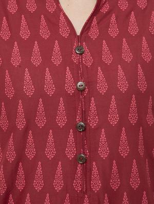 printed straight kurta - 16995706 - Standard Image - 4