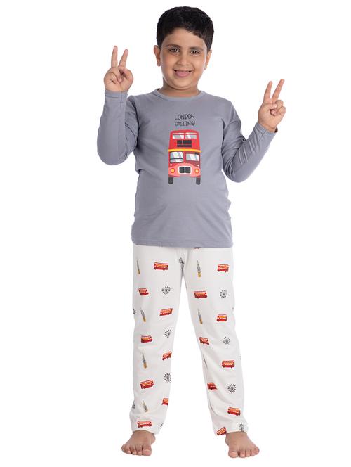 quirky print pajama set - 16998363 - Standard Image - 1