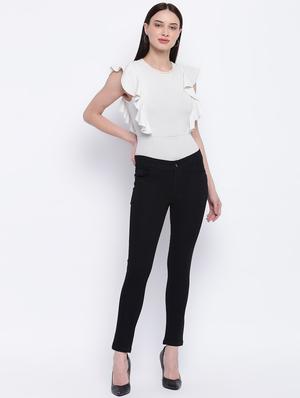mid rise ankle length jeans - 17006432 - Standard Image - 4