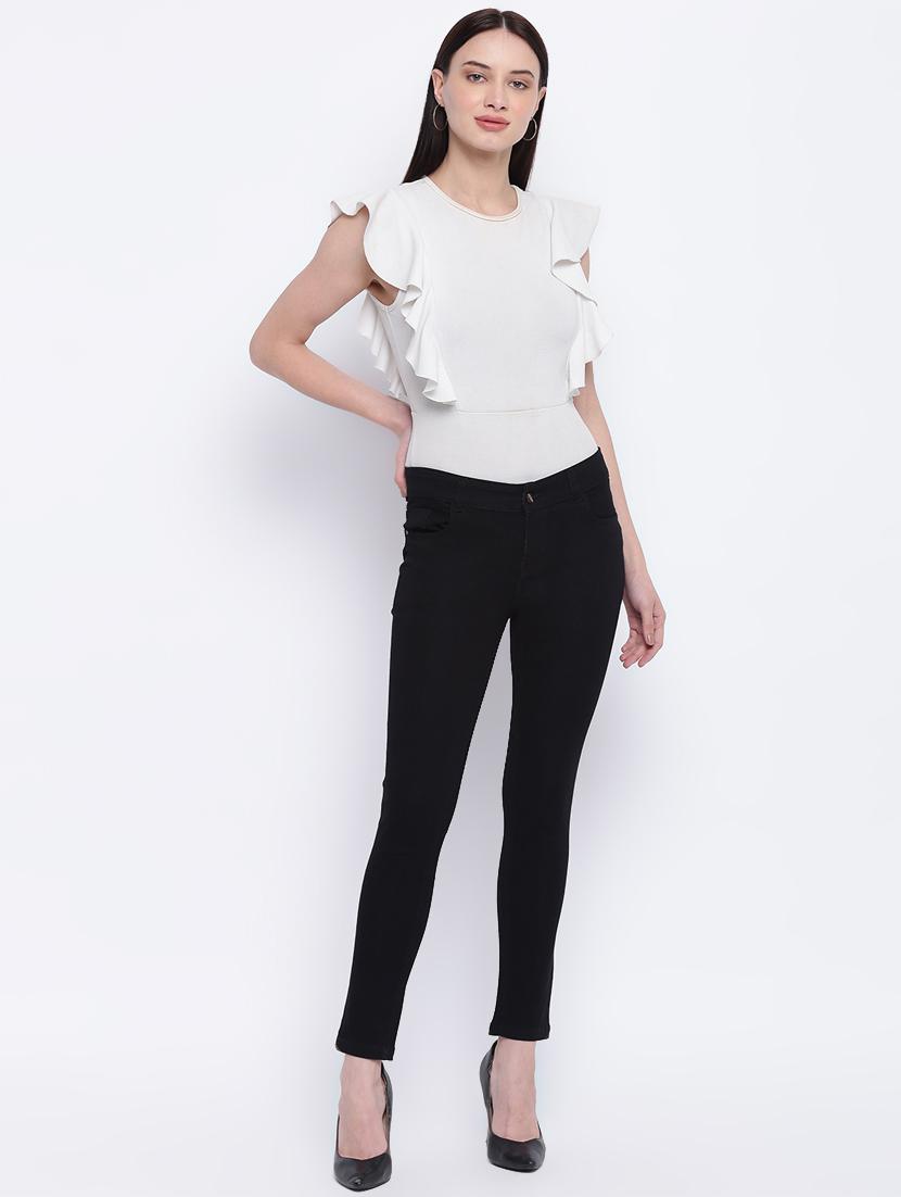 mid rise ankle length jeans - 17006432 - Zoom Image - 4