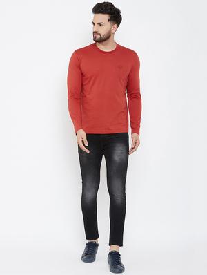 red solid t-shirt - 17013730 - Standard Image - 4