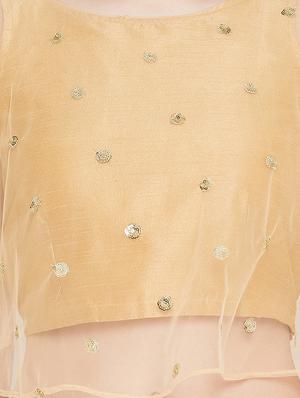 sequined flared lehenga - 17014691 - Standard Image - 4