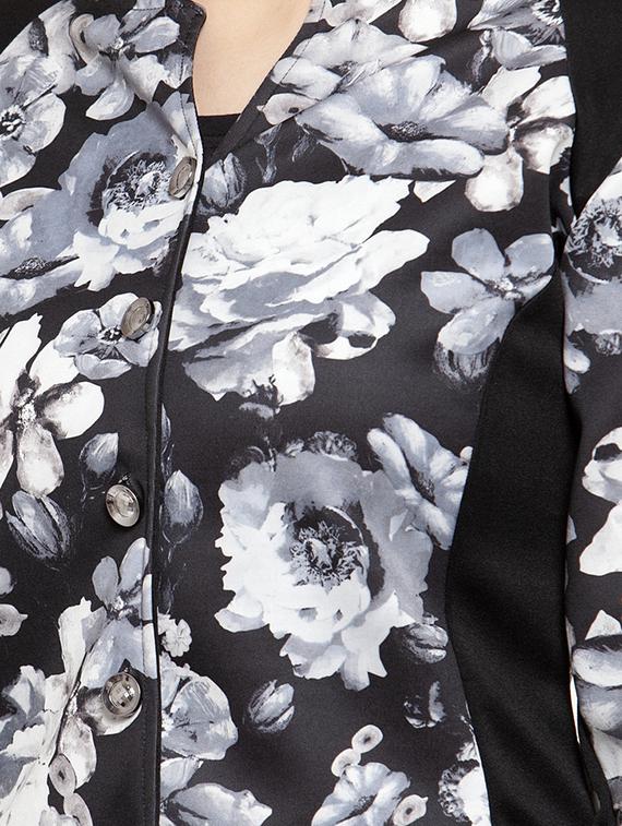 button down floral blazer - 17015184 - Zoom Image - 4
